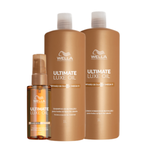 Kit Ultimate Luxe Oil Litro Shampoo + Condicionador + Óleo