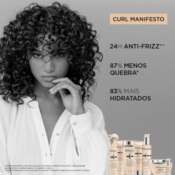Óleo Kérastase Curl Manifesto Huile Incroyable Repair - Imagem 4